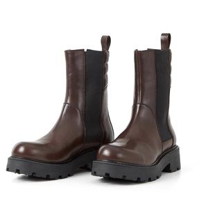 NIB Chunky Vegan Boots Vagabond Shoemakers  - Cosmo 2, Brown, Sz. 40